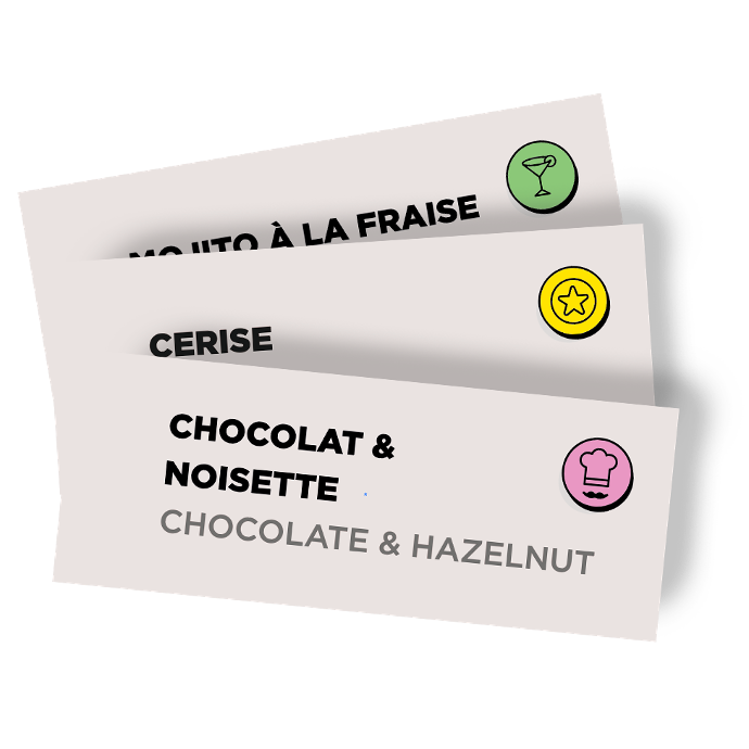 Pack 2  Hojas  Etiquetas Fra-Ing