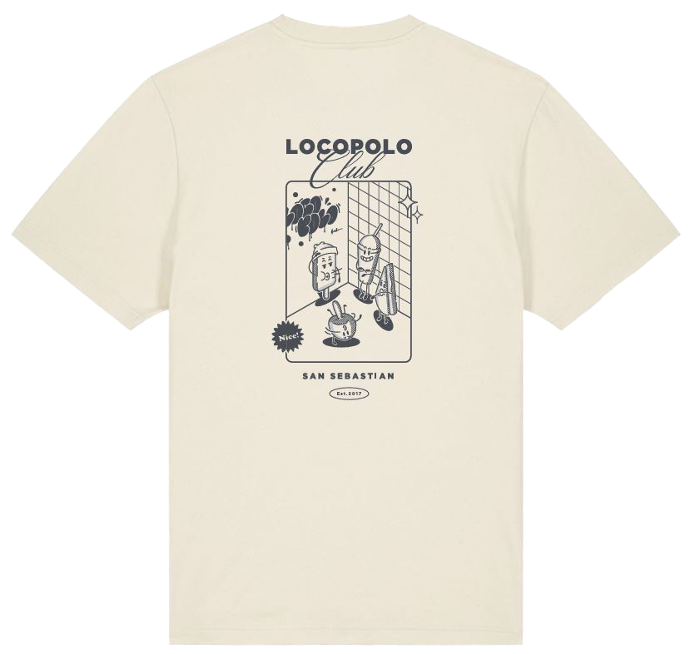 Camisetas Club Locopolo - Sparker - Natural Raw