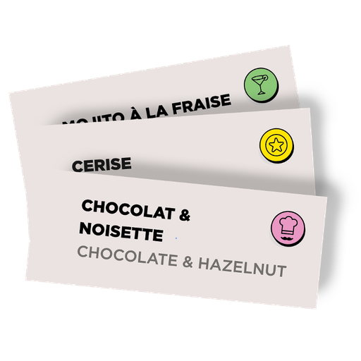 [PT30050] Pack 2  Hojas  Etiquetas Fra-Ing