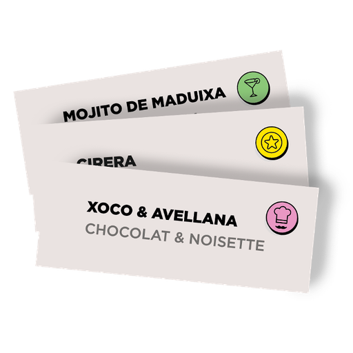 [PT30054] Pack 3 Hojas  Etiquetas Cat-Fra (42 etiqu)