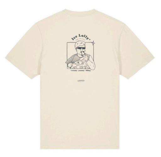 Camiseta Ice Lolly Sparker - Natural Raw
