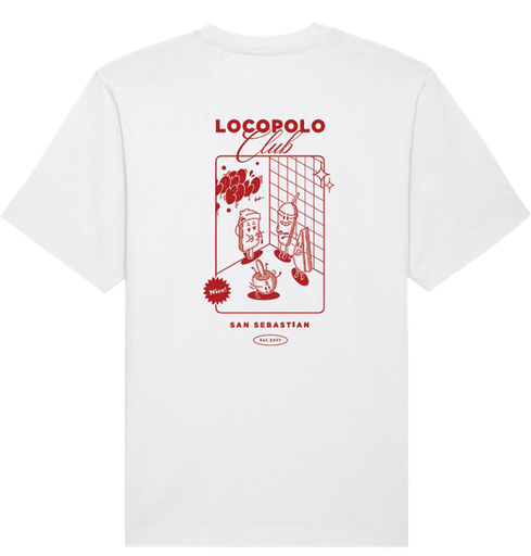Camisetas Club Locopolo - Freestyler - White